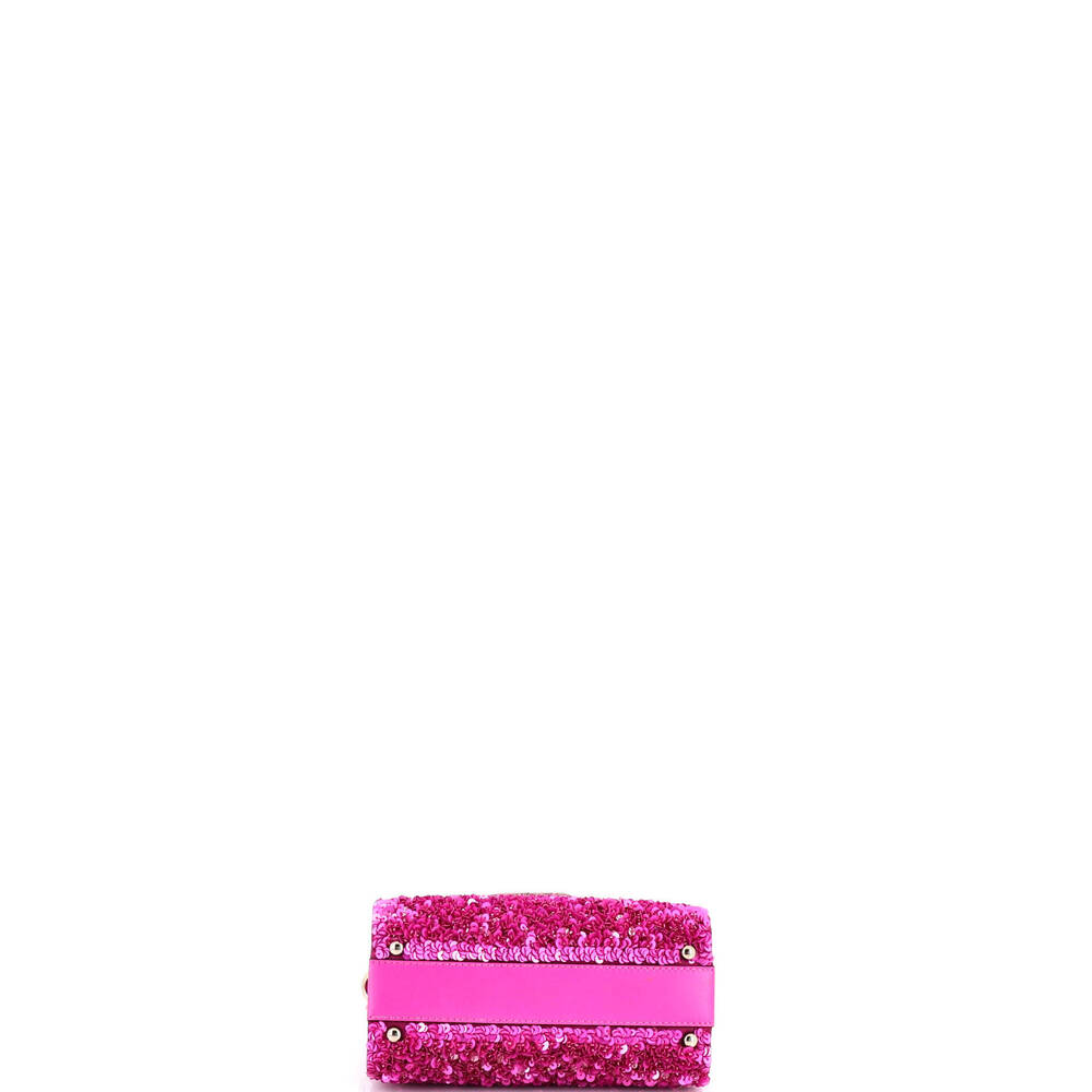 Valentino Garavani Mini VSling Top Handle Bag Sequins - Picture 4 of 5